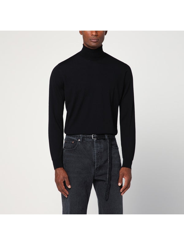 Drumohr Black Knitted