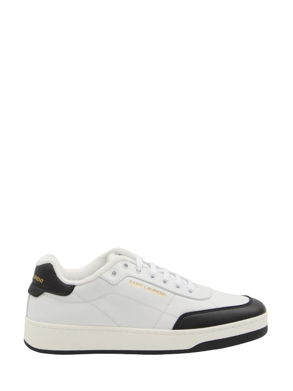 Saint Laurent White Low Top Sneakers