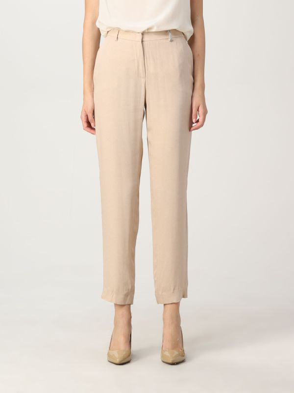 Beige Slimfit Pants