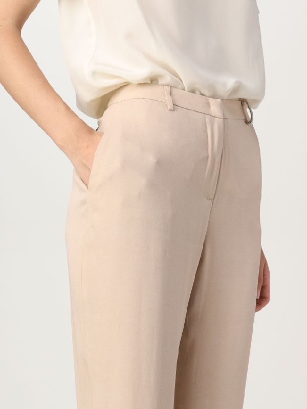 Beige Slimfit Pants