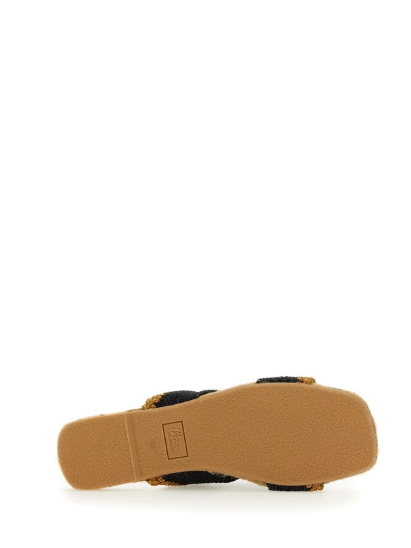 Castañer Black Slides