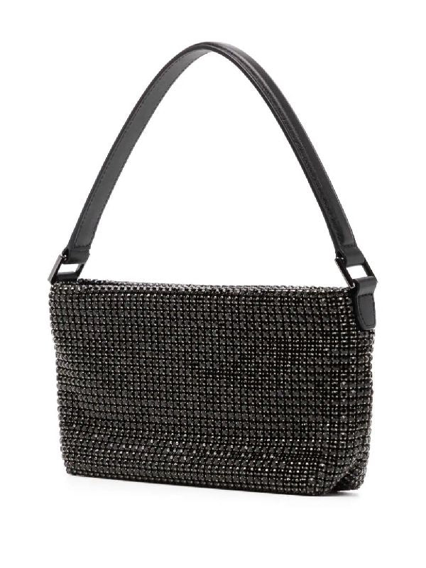 Allover Rhinestone Small Tote Bag