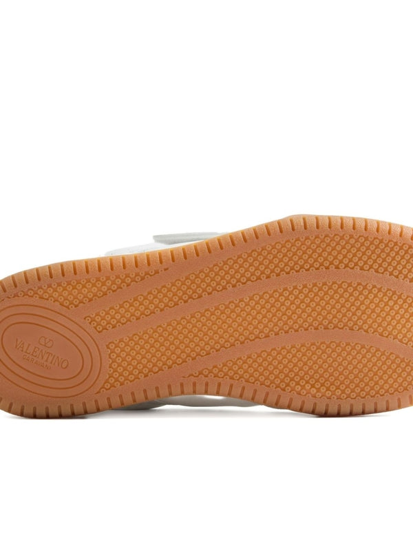 Valentino White Silver Sneakers