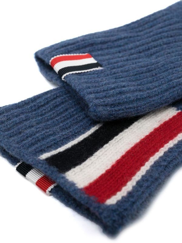 Rwb Intarsia Wool Gloves