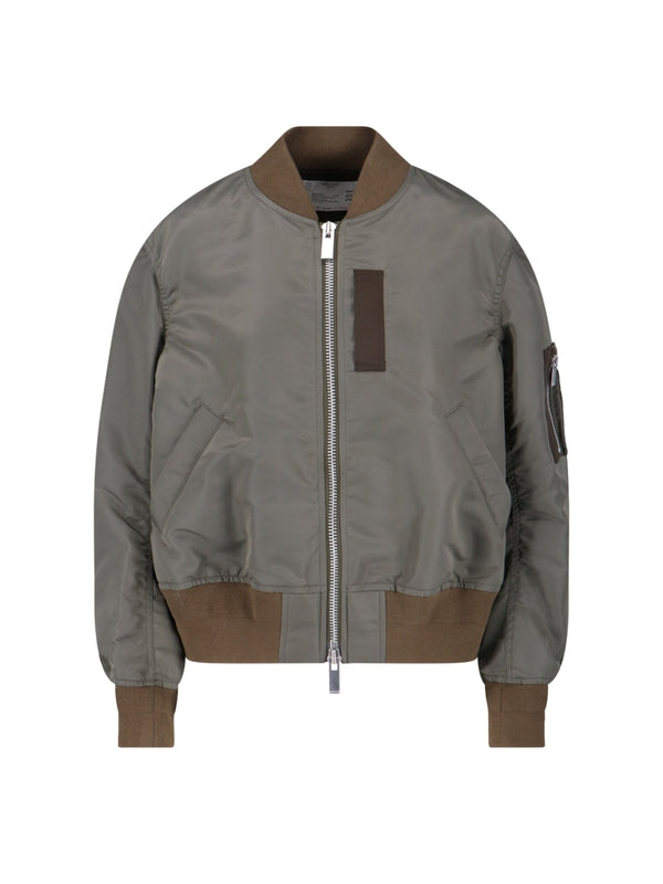 Sacai Green Bomber
