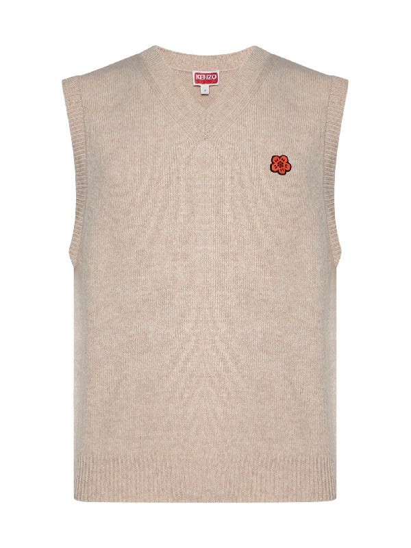 Boke Flower Wool Knit Vest