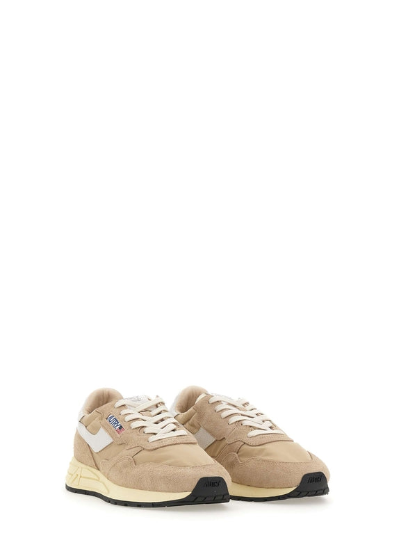 Autry Beige Low Top Sneakers