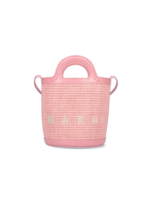 Tropicalia Logo Raffia Mini Bag