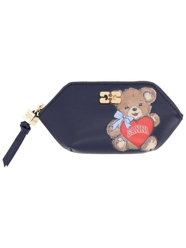 Ganni Black Coin Purses