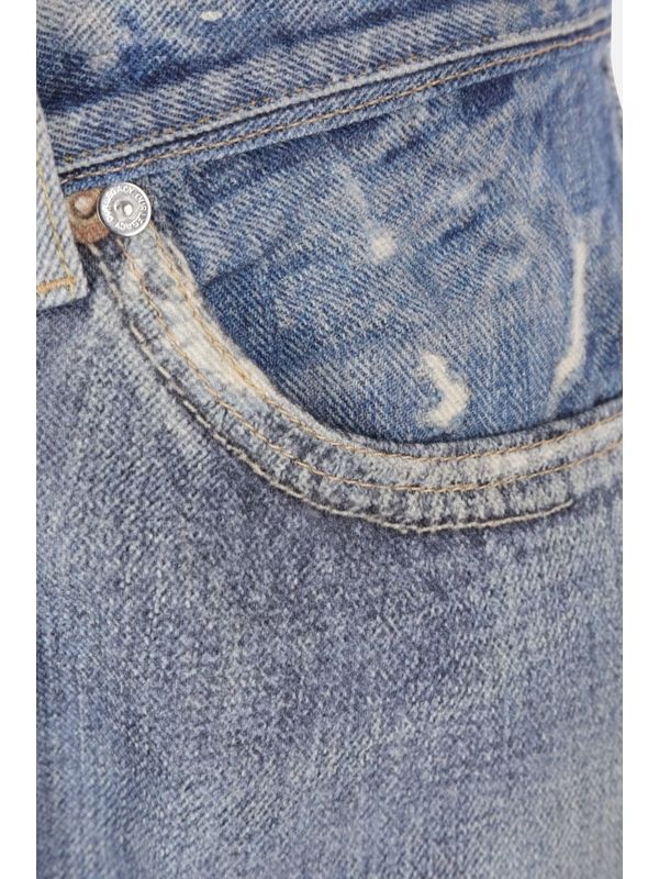 Digital Printed Cotton Denim Pants