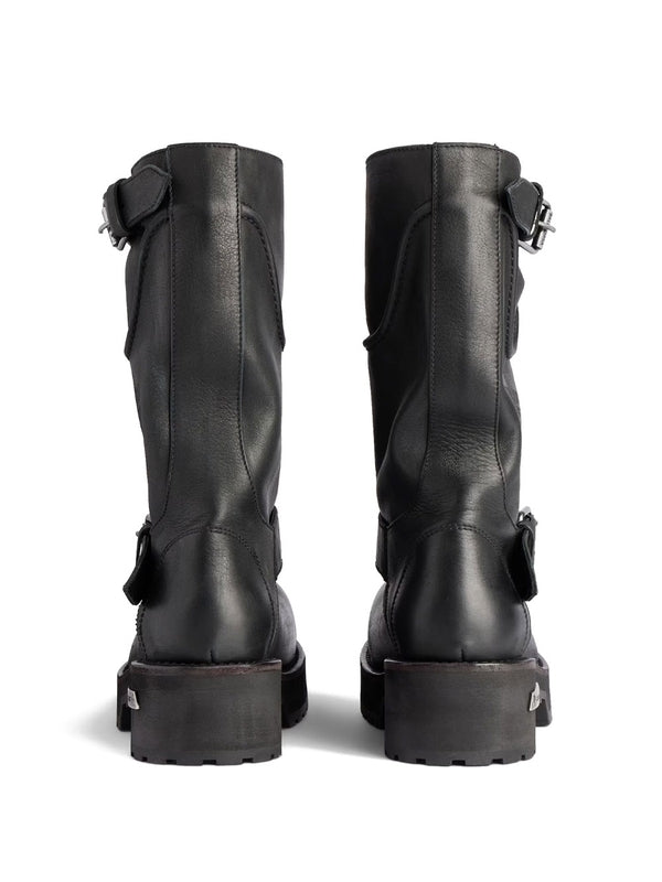 Venom Leather Mid Boots