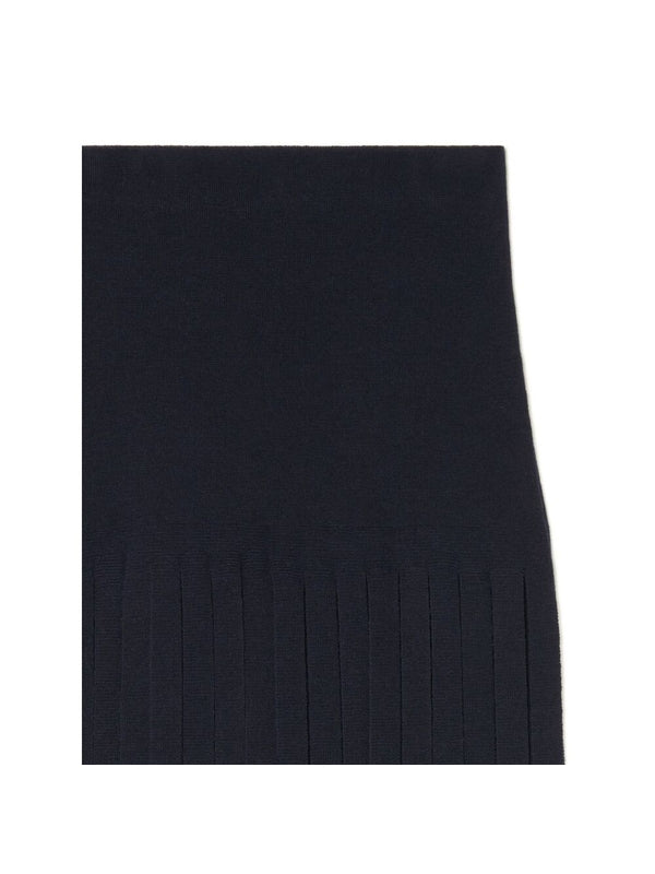 Cut-Out Rib Knit Skirt