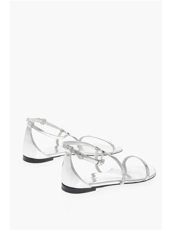 Alexander Mcqueen Silver Sandals