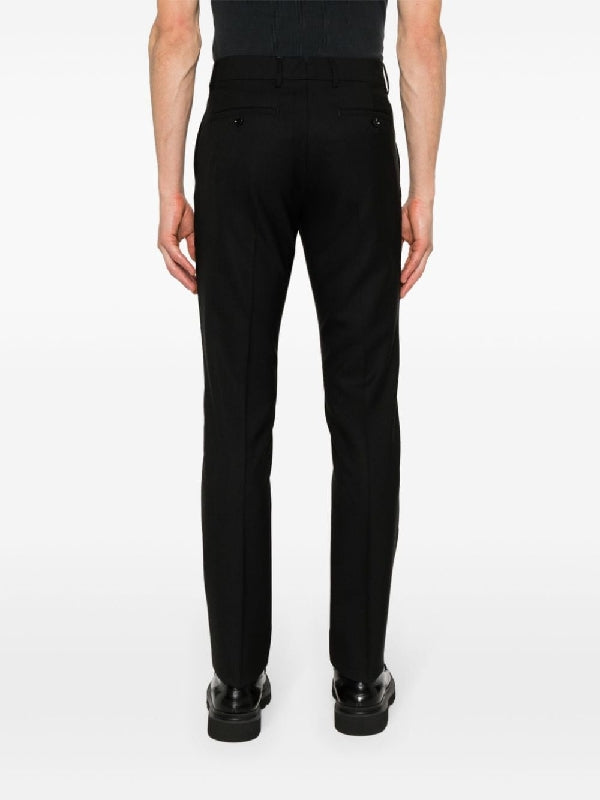 Black Tailored Wool Pants