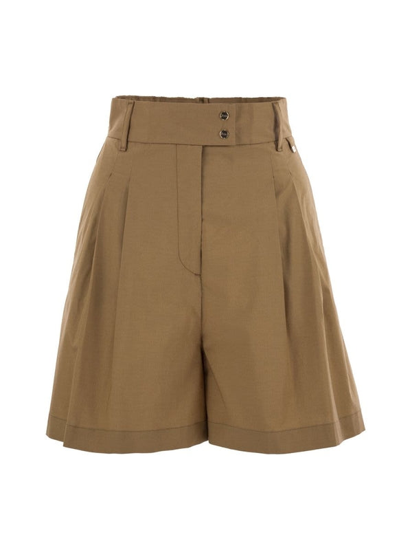 Stretch Cotton Bermuda Shorts
