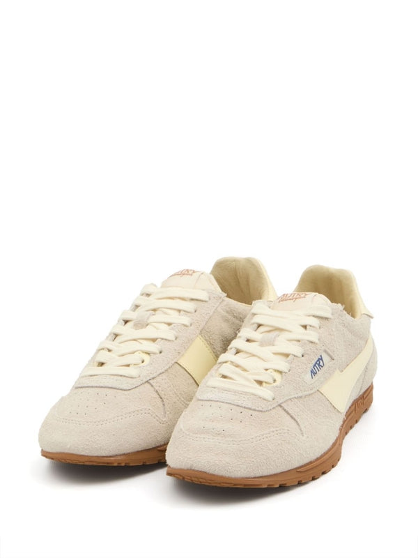 Autry Beige Low Top Sneakers
