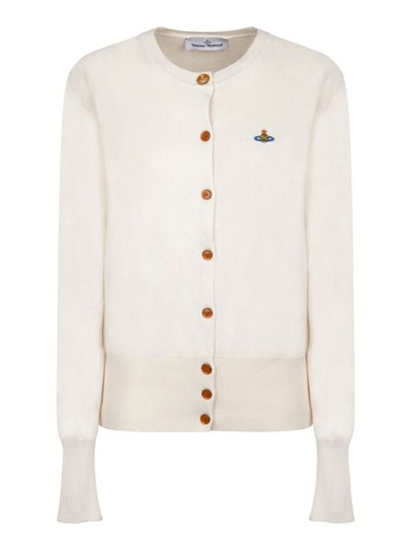 Bea Logo Cotton Cashmere Cardigan