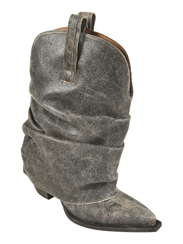 Western Vintage Leather Boots