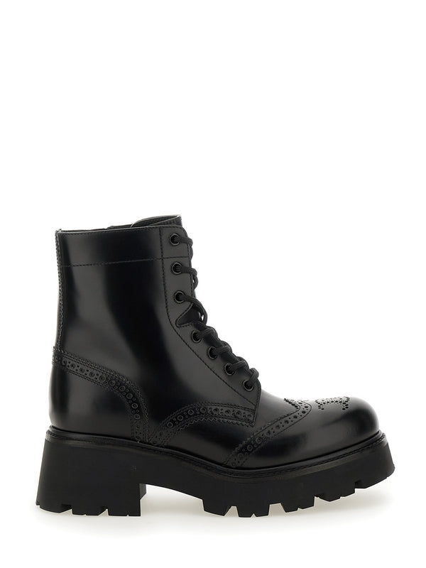 Triope Brogue Lace-Up Boots