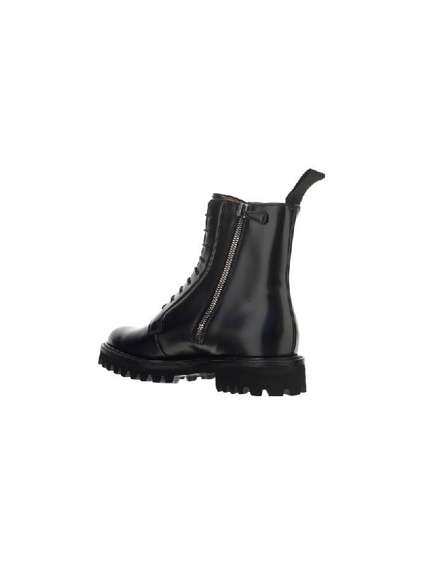 Black Leather Alexandra Boots