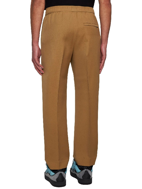 Banded Wool Pants