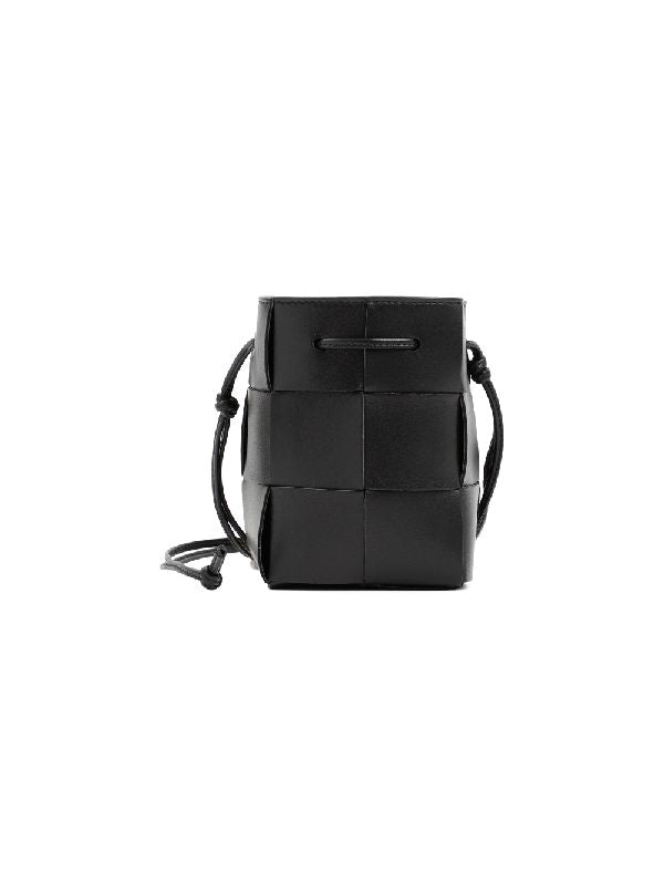 Intrecciato Leather Cassette
  Mini Bucket Bag