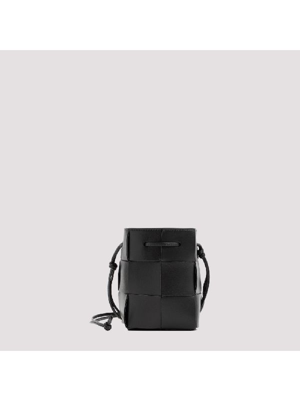 Intrecciato Leather Cassette
  Mini Bucket Bag