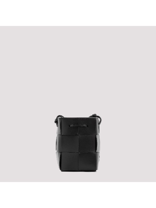 Intrecciato Leather Cassette
  Mini Bucket Bag