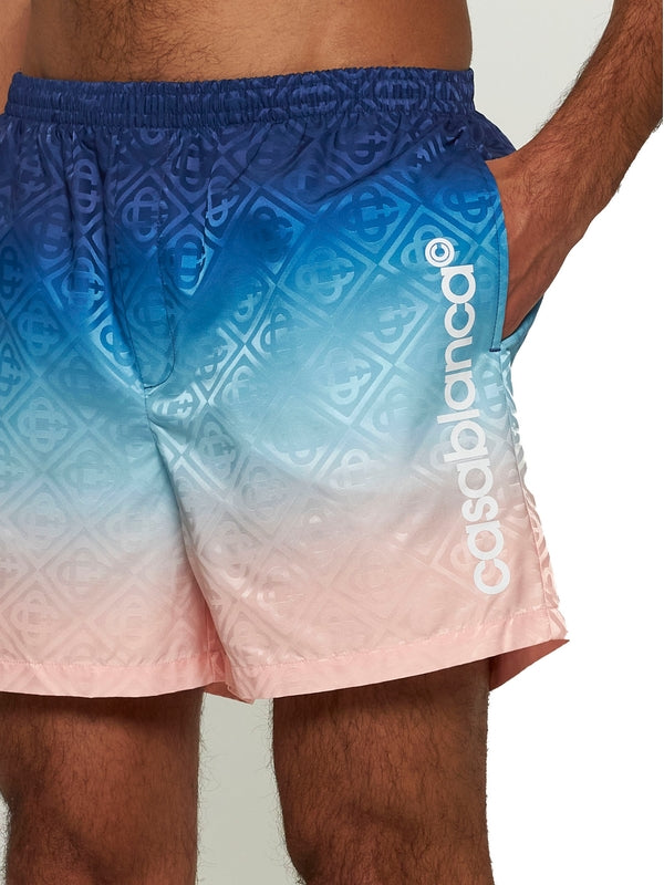 Gradient Banding Swim Shorts