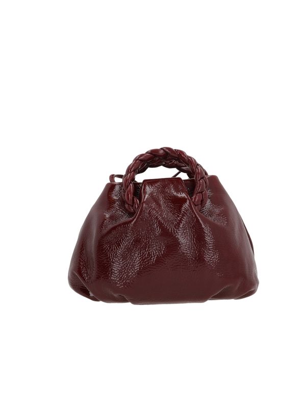 HEREU - Bombon Crinkle Leather Small Tote Bag - Jente
