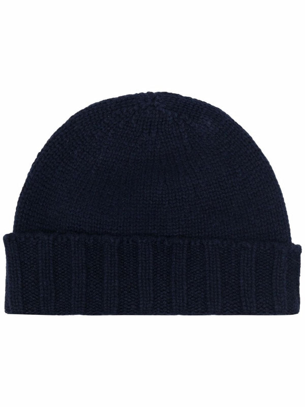 Ribbed Cashmere Beanie