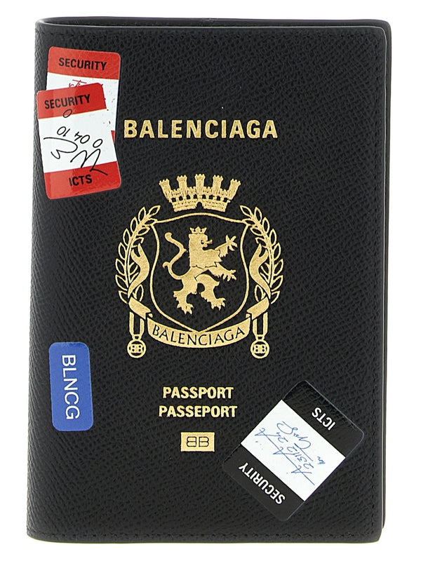 Logo Printing Leather Passport Wallet