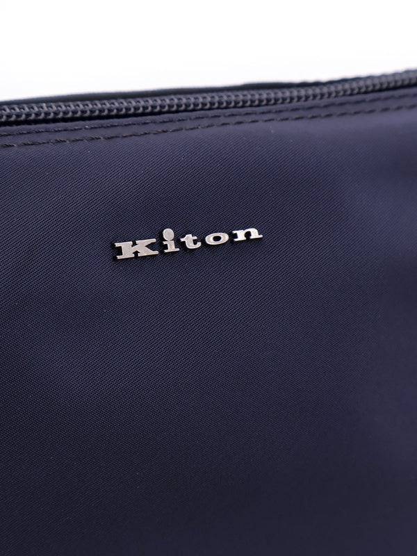 Metal Logo Nylon Beauty Case