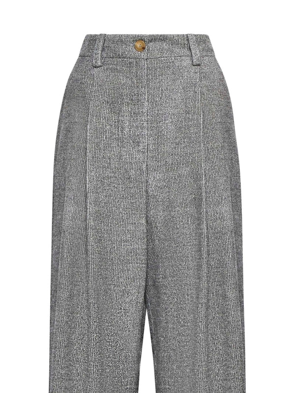 Wide Fit Pleated Pants