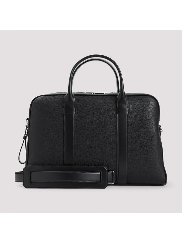 Black Calfskin Briefcase