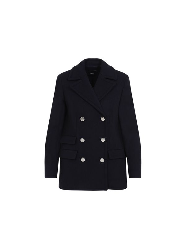 双排扣羊毛大衣