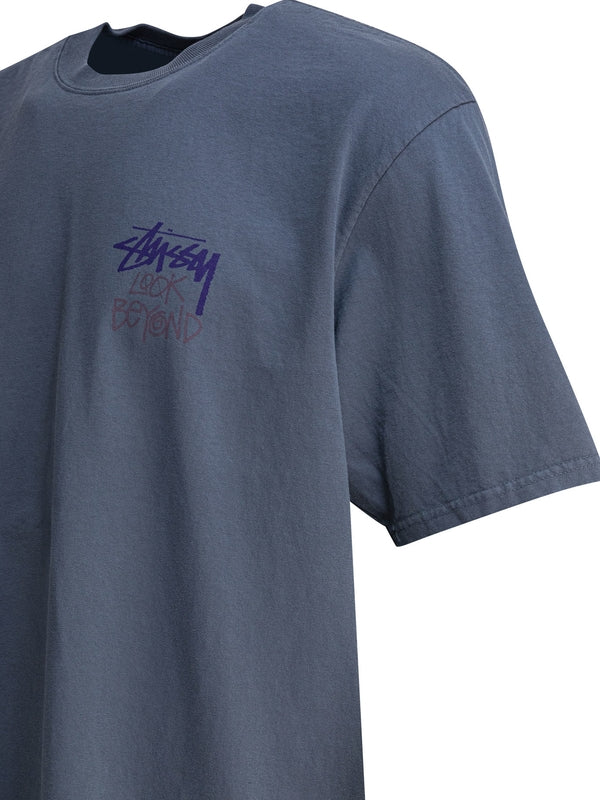 Stussy LOOK BEYOND Navy Half Sleeve