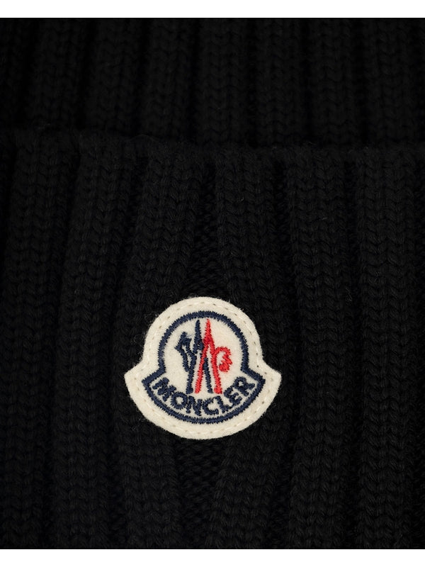 Moncler Black Beanie