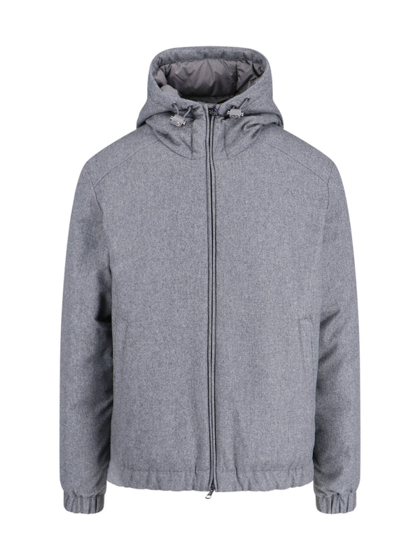 MONCLER - Torani Cashmere Blend Hooded Jacket - Jente