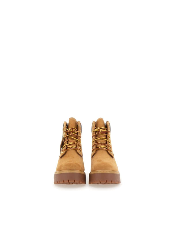 Timberland Brown Lace-Up Boots