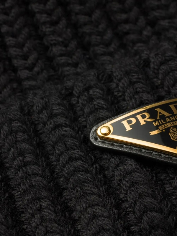 Prada Black Beanie