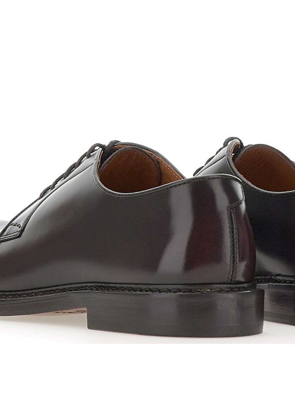 Leather Lace-Up Derby Shoes
