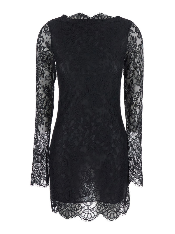 Semicouture Black Mini Dress