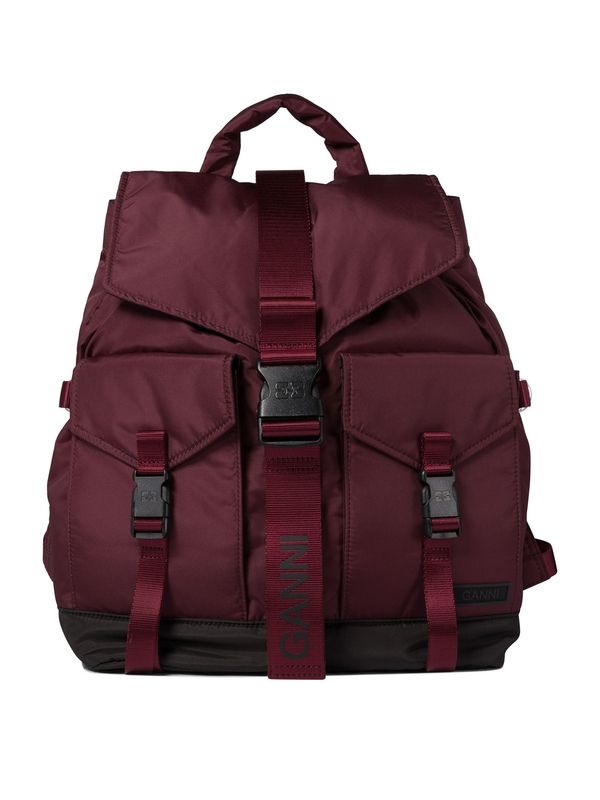 Zaini Logo Strap Pocket Backpack