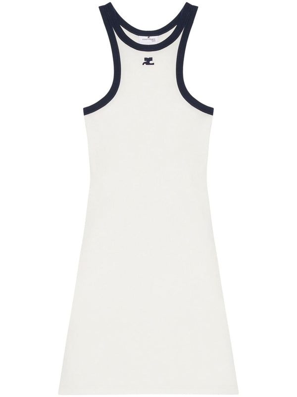 Logo Patch Sleeveless Mini
  Dress
