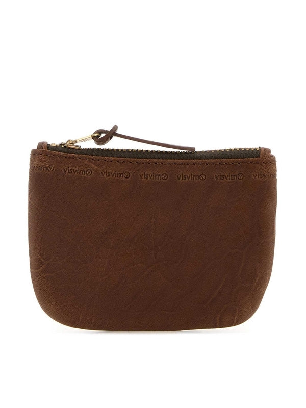 Logo Leather Coin Wallet