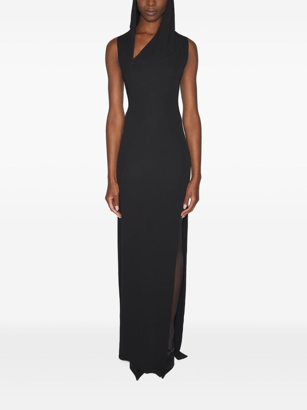 Mugler Black Long Dress