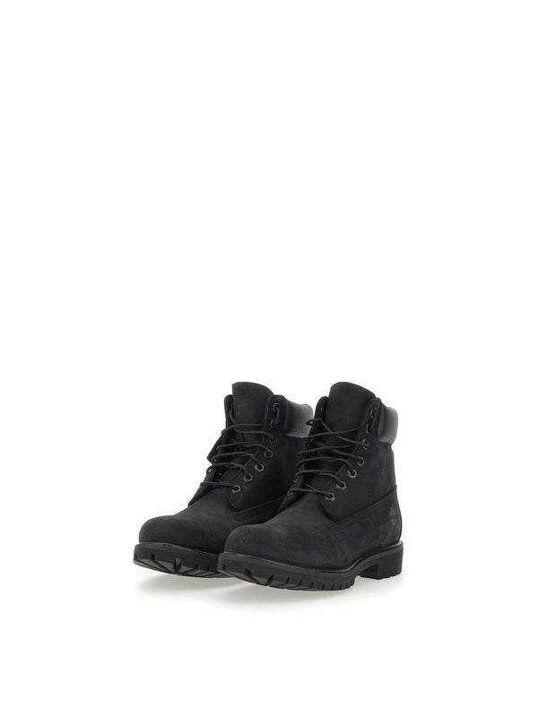Timberland Black Lace-Up Boots