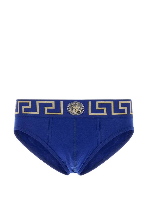 Medusa Greca Logo Band Panties