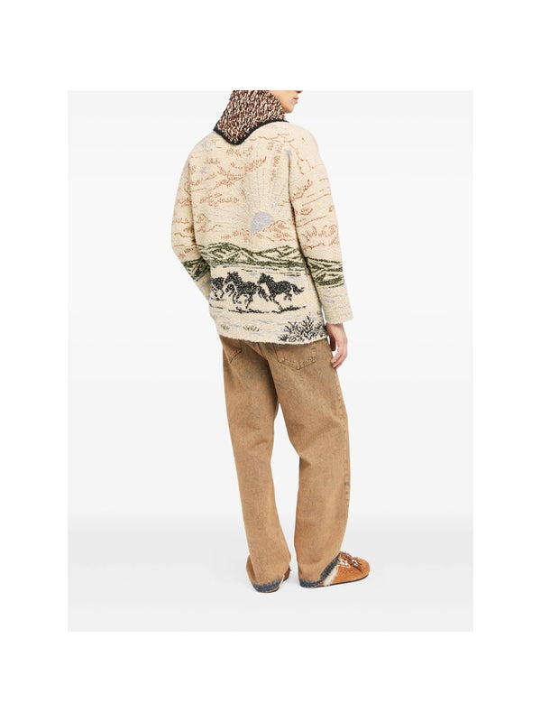 Alanui Beige Cardigans